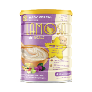 LAMOSA Baby Cereal Mix Fruits Purple Sweet Potato