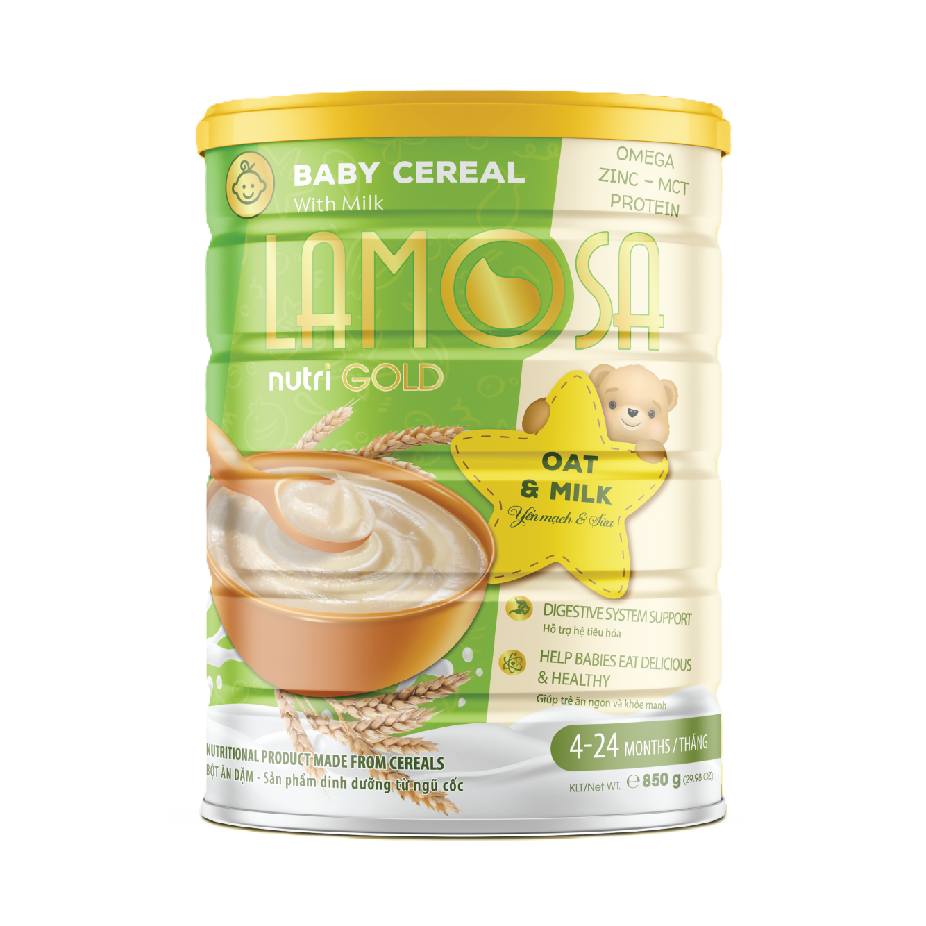 LAMOSA Baby Cereal Oat & Milk