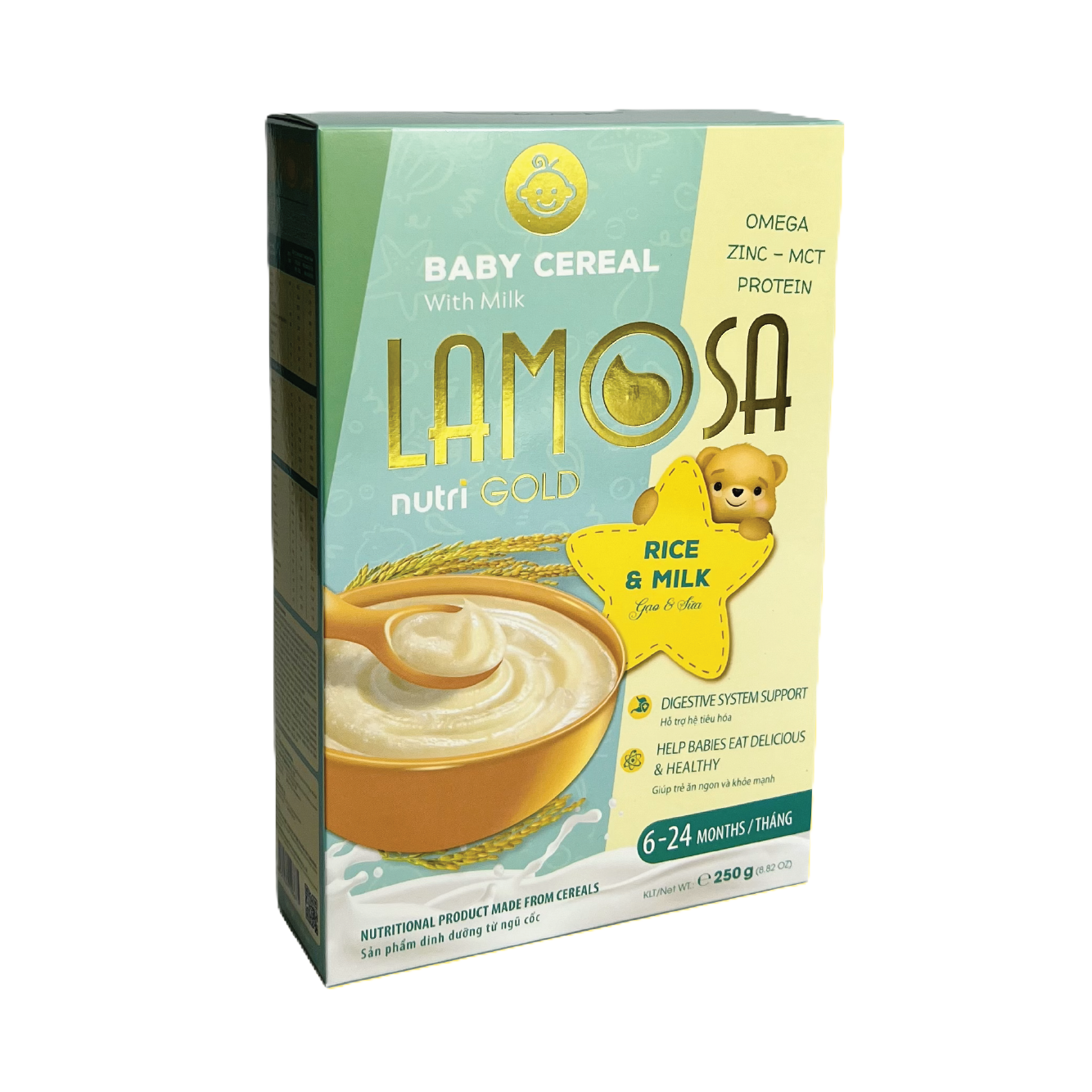 LAMOSA Baby Cereal Rice & Milk