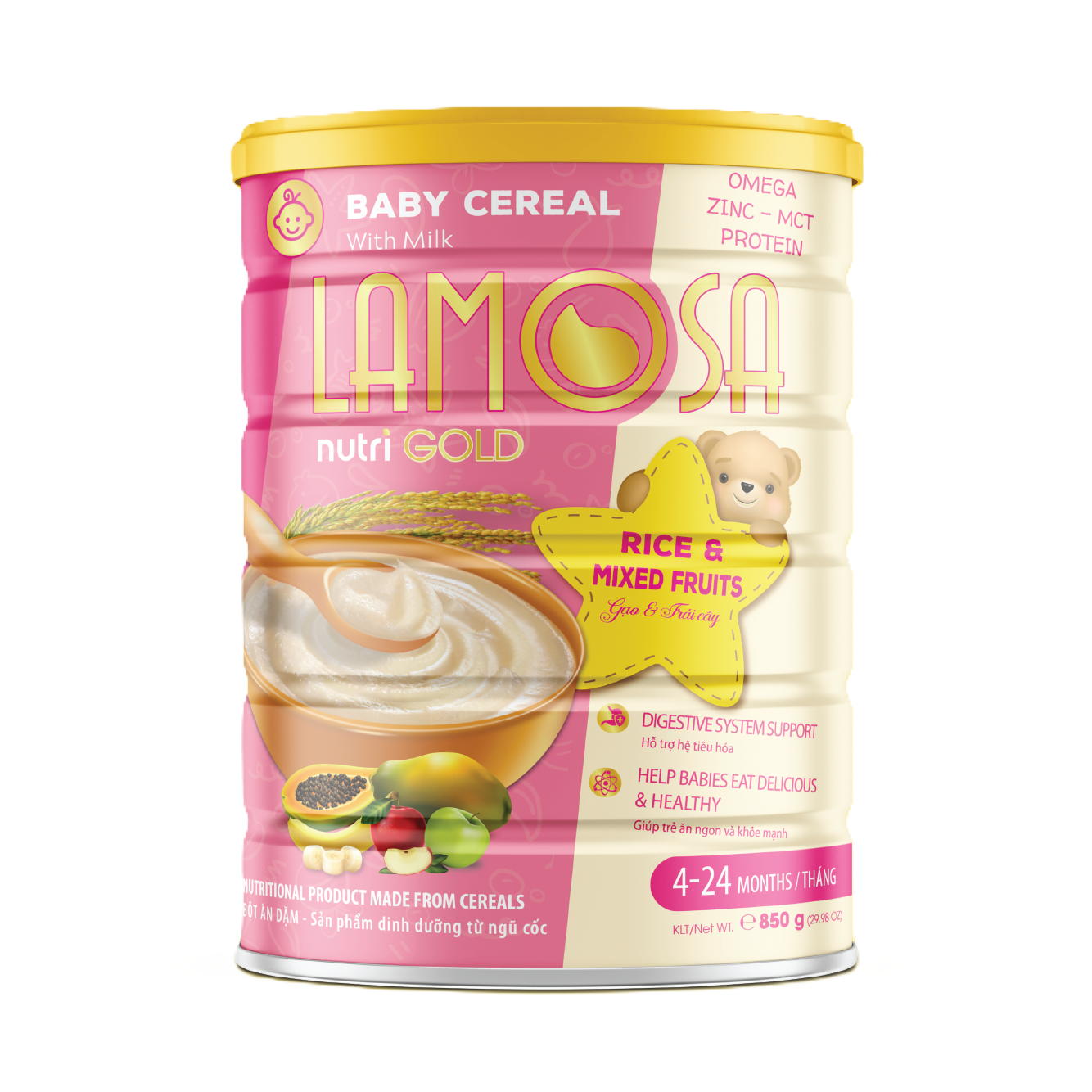 LAMOSA Baby Cereal Rice & Mixed Fruits - Image 2