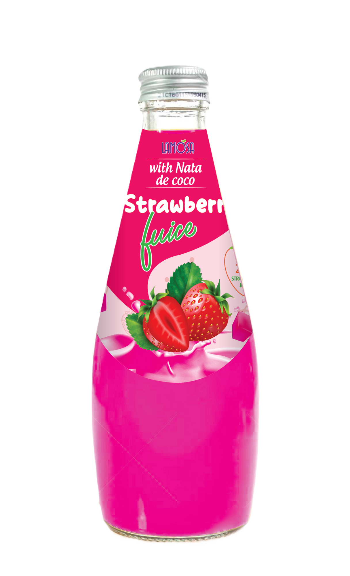 LAMOSA STRAWBERRY JUICE WITH NATA DE COCO