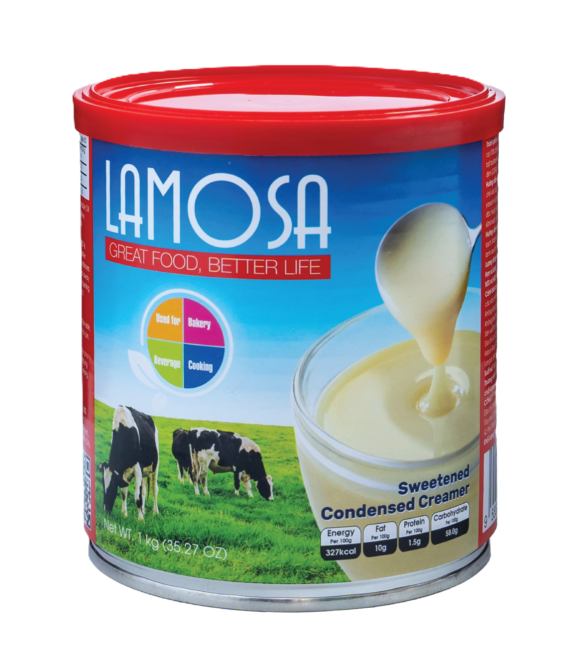 Sweetened Condensed Creamer 1kg (red cap)